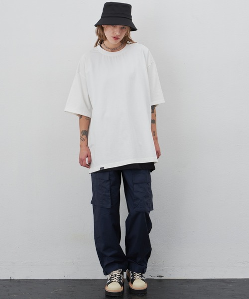 「AIVER」 半袖Tシャツ LARGE ブラック メンズ