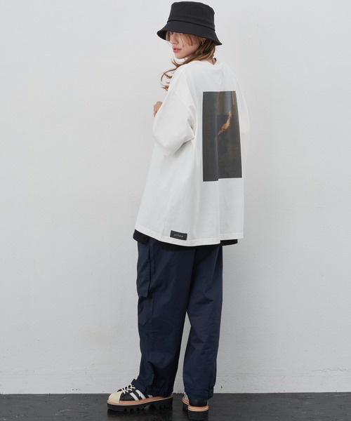 「AIVER」 半袖Tシャツ LARGE ブラック メンズ