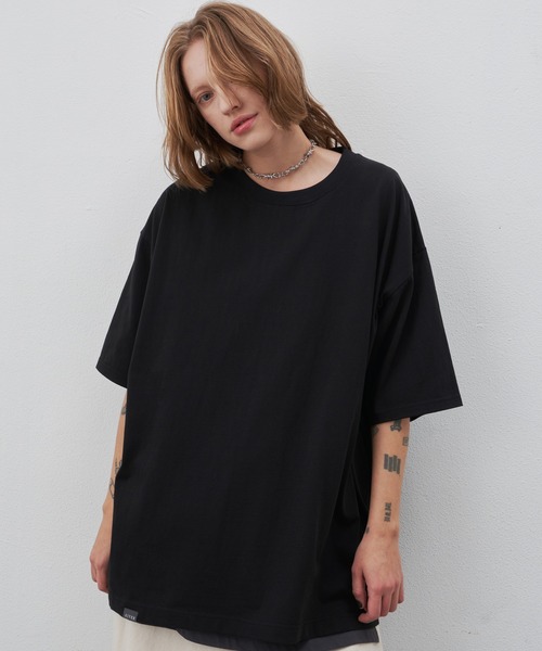 「AIVER」 半袖Tシャツ LARGE ブラック メンズ