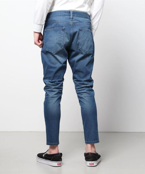 「The DUFFER of ST.GEORGE」 加工デニムパンツ MEDIUM インディゴブルー メンズ