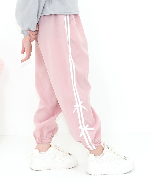 Bee des Bee パンツ ラインリボン パラシュートパンツ キッズ 子供服
