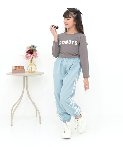 Bee des Bee パンツ ラインリボン パラシュートパンツ キッズ 子供服