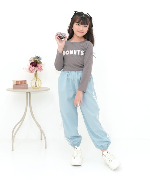 Bee des Bee パンツ ラインリボン パラシュートパンツ キッズ 子供服