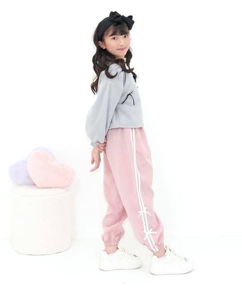 Bee des Bee パンツ ラインリボン パラシュートパンツ キッズ 子供服