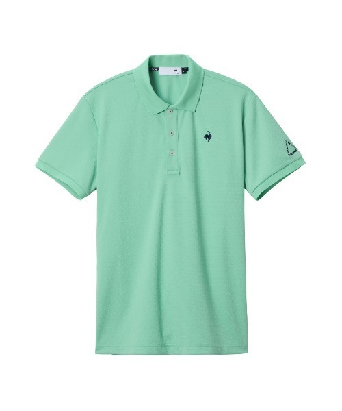 1piu1uguale3GOLF ポロシャツ　ゴルフ　ミントグリーン　メンズ 6 le coq sportif GOLF（ルコックスポルティフ ゴルフ） ポロシャツ 半袖
