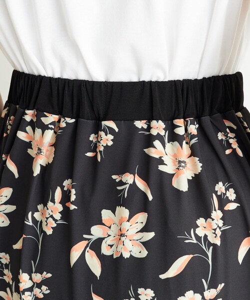 LAURA ASHLEY（ローラアシュレイ） スカート 「洗える／ジャージ素材