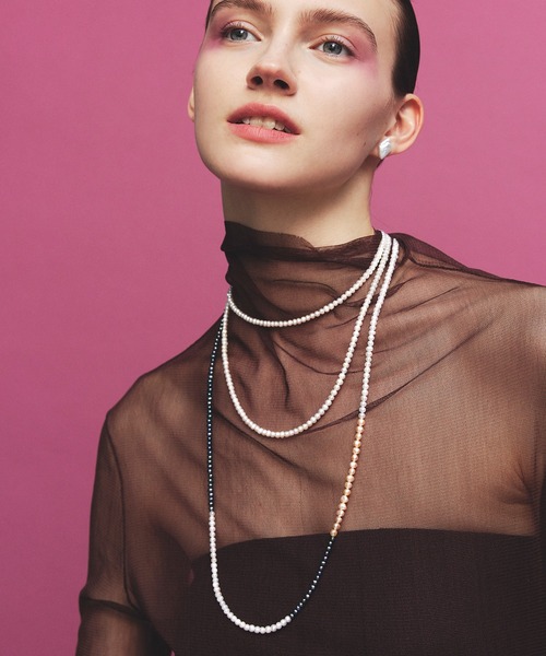 ネックレス 「les bon bon」encounter long necklace NV/エンカウンター ロング ネックレス BOB775 レディーの画像