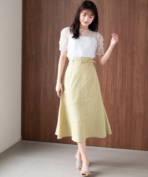 「MISCH MASCH」 スカート S イエロー レディース_画像5