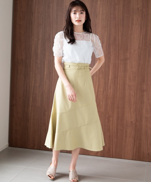 「MISCH MASCH」 スカート S イエロー レディース_画像6