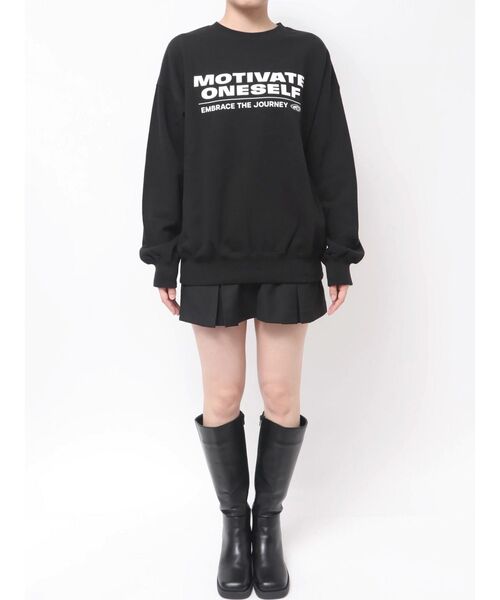 EMODA トレーナー スウェット EMODA（エモダ） トレーナー スウェット 「WEB限定」スパイラルロゴ