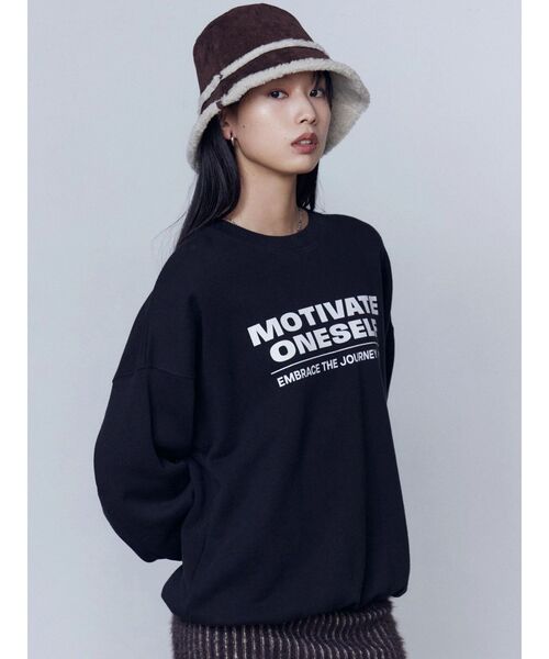 EMODA（エモダ） トレーナー スウェット 「WEB限定」スパイラルロゴ