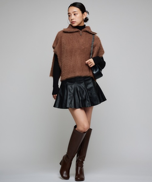 Narcissus（ナルシス） スカート 「インナーパンツ付き」レザー