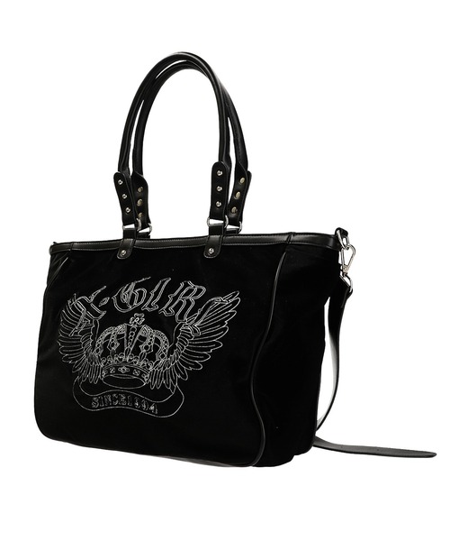 X-girl（エックスガール） ショルダーバッグ バッグ VELOUR 2WAY BAG