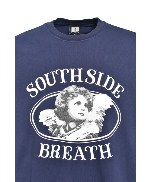 SOUTH SIDE ANGEL LOGO LS TEE / CREAM BREATH LOGO ANGEL Fucking