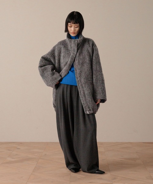 シャギースタンドコート　ローリーズファーム LOWRYS FARM｜シャギースタンドコート | Rakuten Fashion(楽天