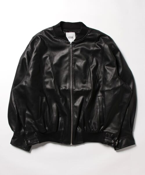 GYDA（ジェイダ） レザーブルゾン FREE ブラック レディース