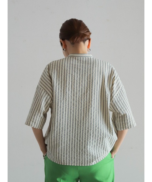 「FIL DE FER」 半袖ブラウス FREE ホワイト レディース_画像8