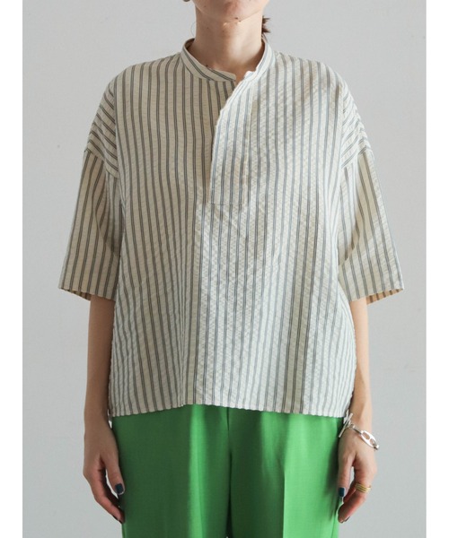 「FIL DE FER」 半袖ブラウス FREE ホワイト レディース_画像9