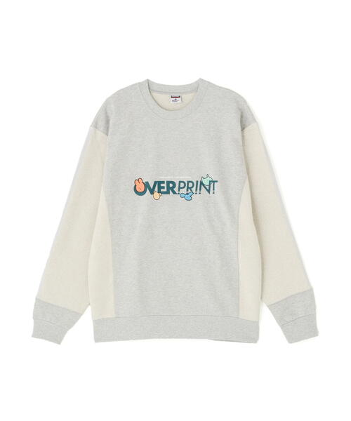 over print（オーバープリント） トレーナー スウェット overprint 