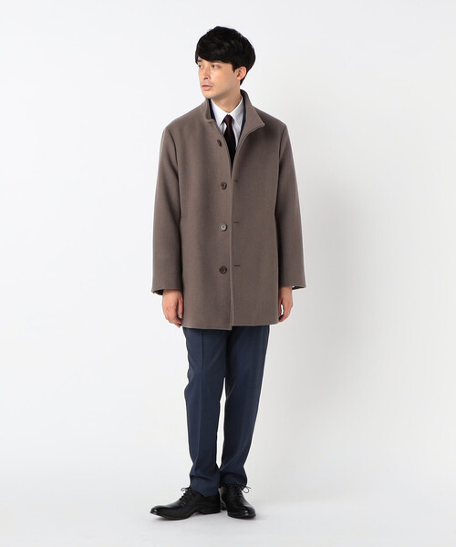 COMME CA ISM（コムサイズム） コート MEDIUM ブラック メンズ