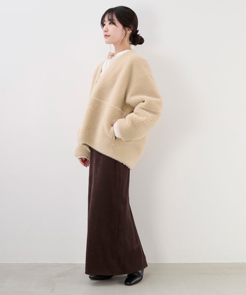 yama！新品★MICA&DEAL*ボアコート MICA&DEAL（マイカアンドディール） コート アウター リバーシブルV