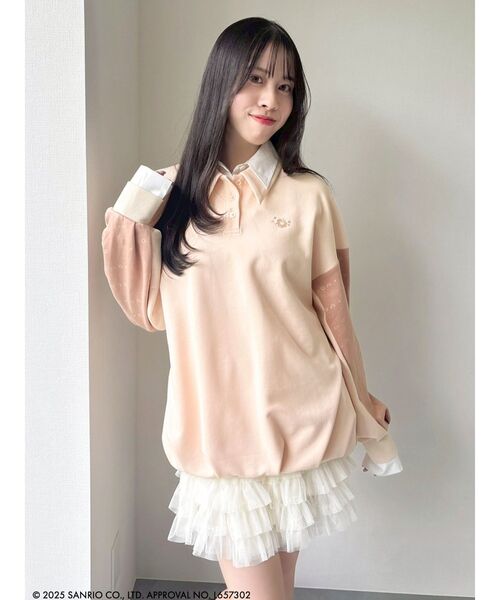 dazzlin（ダズリン） トレーナー スウェット 「RED BOUQUET