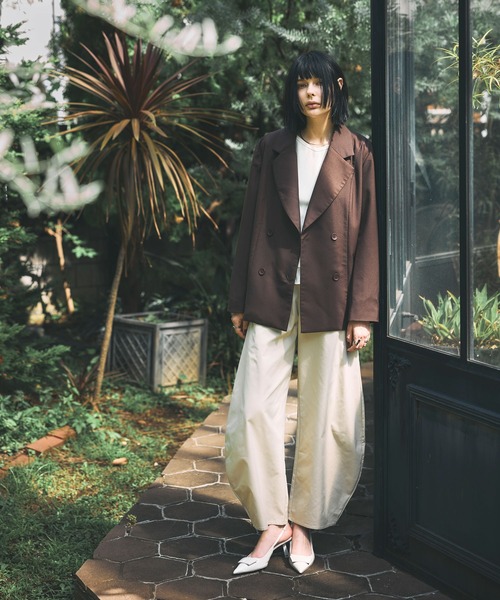 ARVELLIA パンツ COCOON SILHOUETTE PANTS レディース : ZOZOTOWN