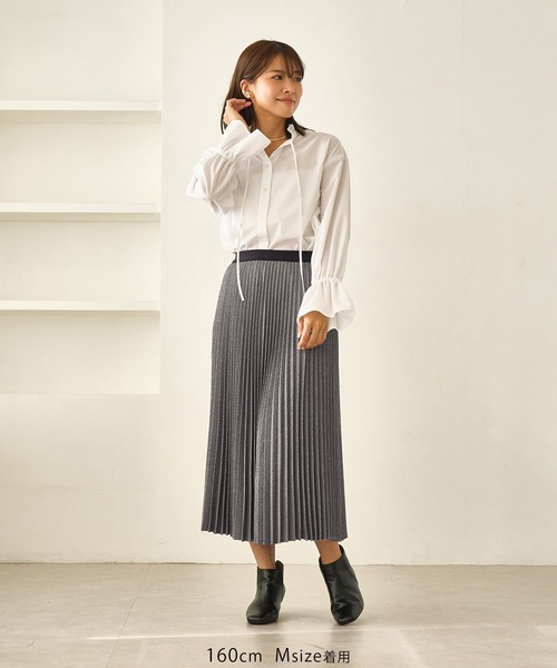 ROPE' PICNIC（ロペ ピクニック） スカート ラメチェックプリーツ