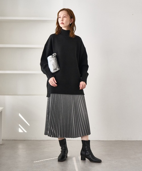 ROPE' PICNIC（ロペ ピクニック） スカート ラメチェックプリーツ