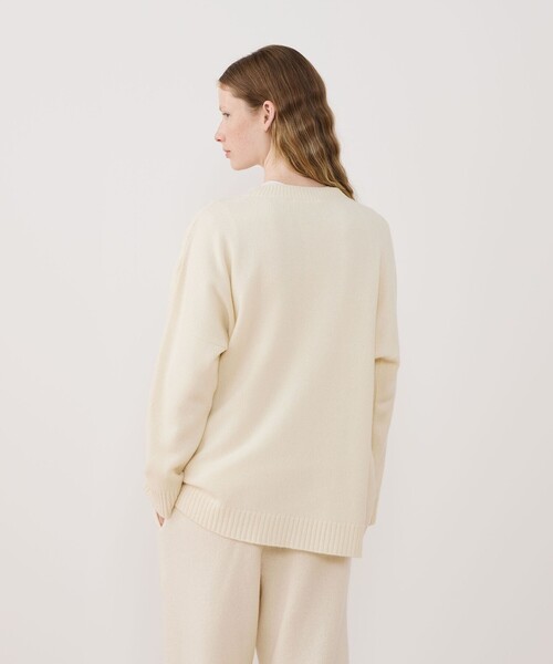 【完売商品】ギャルリーヴィー　ニット　ホワイト　美品 GALERIE VIE（ギャルリー ヴィー） ニット セーター モンゴルカシミヤ
