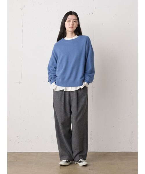 ゆみ専用ニット・セ一タ一M MidiUmi（ミディウミ） ニット セーター ラクーンニットプルオーバー