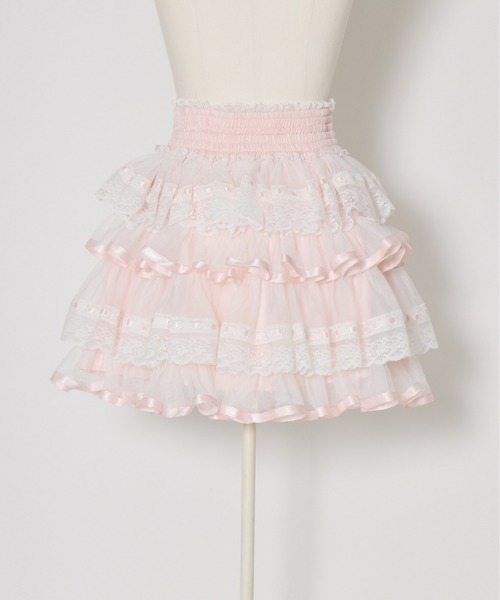 mellfy memory メルフィーメモリー ピンク M mini スカート mellfy memory（メルフィーメモリー） スカート Angelic Tulle Sugar