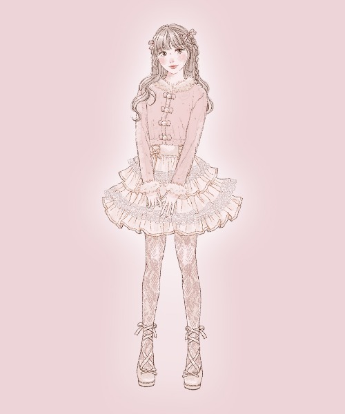 mellfy memory メルフィーメモリー ピンク M mini スカート mellfy memory（メルフィーメモリー） スカート Angelic Tulle Sugar