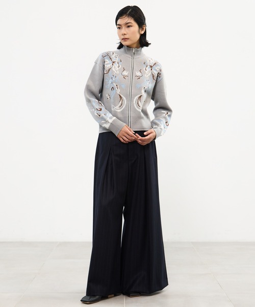 【最終値下げ】ミューラル　MURRAL カーディガン　ボレロ　刺繍 MURAL（ミューラル） カーディガン 「MURRAL/ミューラル」Trillium