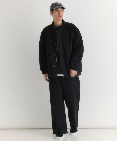 BACK NUMBER パンツ 「BACK NUMBER」コットンダック ワイドレッグ