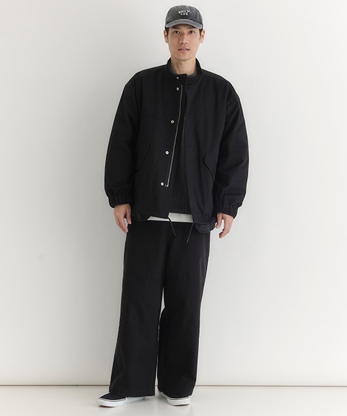 BACK NUMBER ワイドパンツ パンツ 「BACK NUMBER」コットンダック