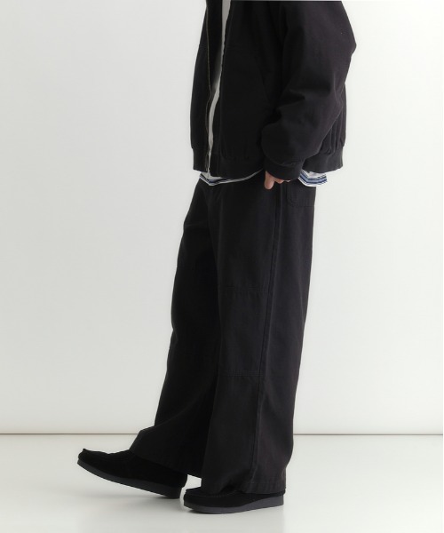 nunno ズッキ二パンツ　黒　綿100% nunno ズッキ二パンツ 黒 綿100% nunno ズッキ二パンツ 黒 綿100%