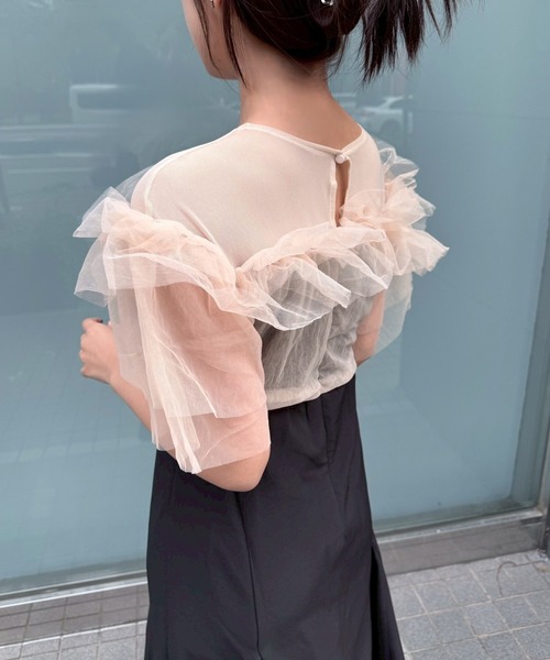 ドレス チュールフリルドレスワンピース : ZOZOTOWN Yahoo!店 - 通販