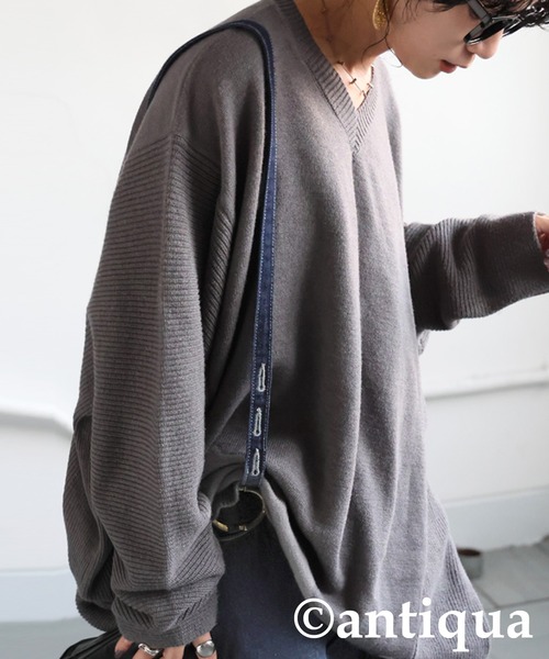 antiqua（アンティカ） デニムスカート デニムサロペットスカート