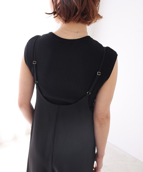 evernavy オールインワン L ブラック レディース : ZOZOTOWN Yahoo!店