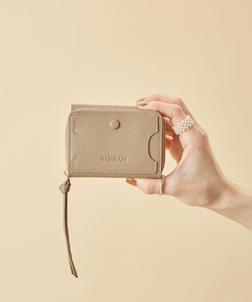 「HASHIBAMI」 財布 FREE グレイッシュブルー レディース_画像2