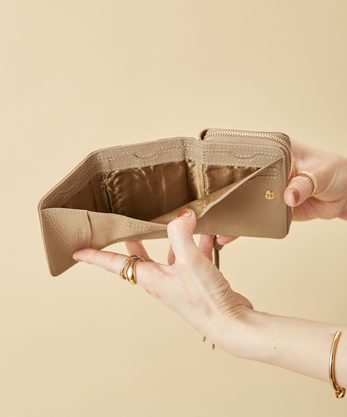 「HASHIBAMI」 財布 FREE グレイッシュブルー レディース_画像5