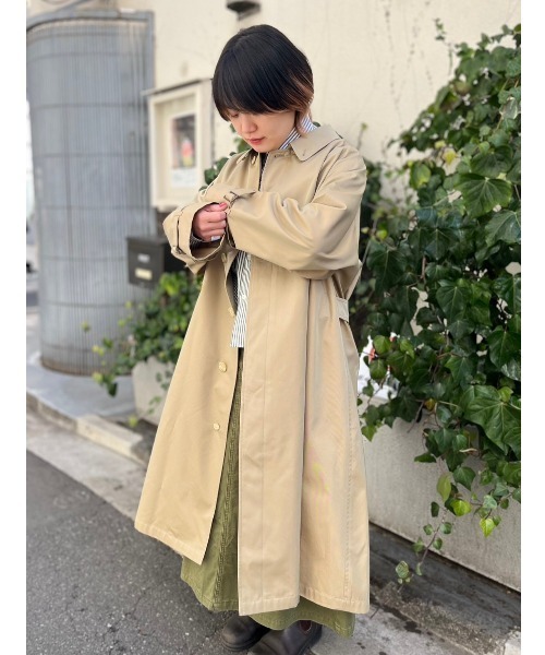 GYMPHLEX（ジムフレックス） トレンチコート 14 ベージュ レディース