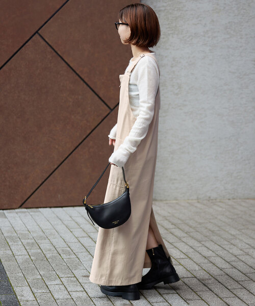 SLOBE IENA（スローブイエナ） サロペットスカート - ブラック