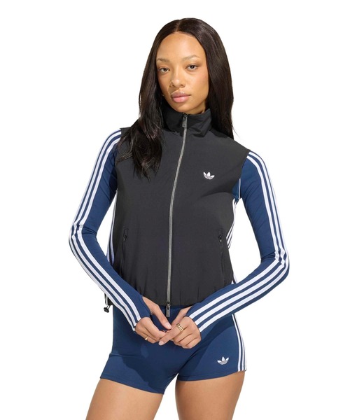 adidas ADILENIUM5.0BALLOONトラックジャケット adidas ADILENIUM 5.0 TRACK TOP ブラック（アディダス トラックトップ