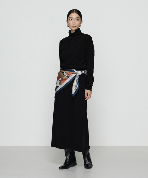 Gabardine K.T（ギャバジンK.T） スカート ニットコール タイト