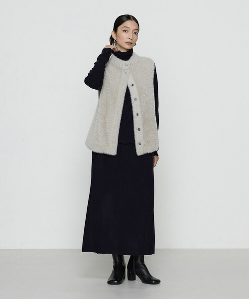 Gabardine K.T（ギャバジンK.T） スカート ニットコール タイト