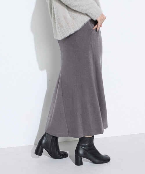 Gabardine K.T（ギャバジンK.T） スカート ニットコール タイト
