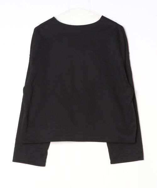 「THE RERACS」 リボン長袖カットソー FREE ブラック レディース_画像2