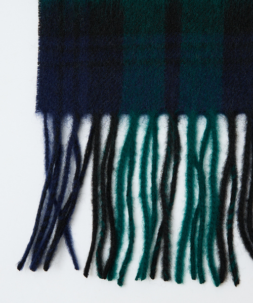 ABAHOUSE（アバハウス） マフラー ウール×カシミヤ チェック マフラー